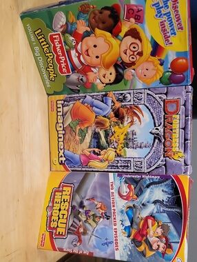 Fisher-Price Little People & Imaginext Kids VHS Set - Colorful
